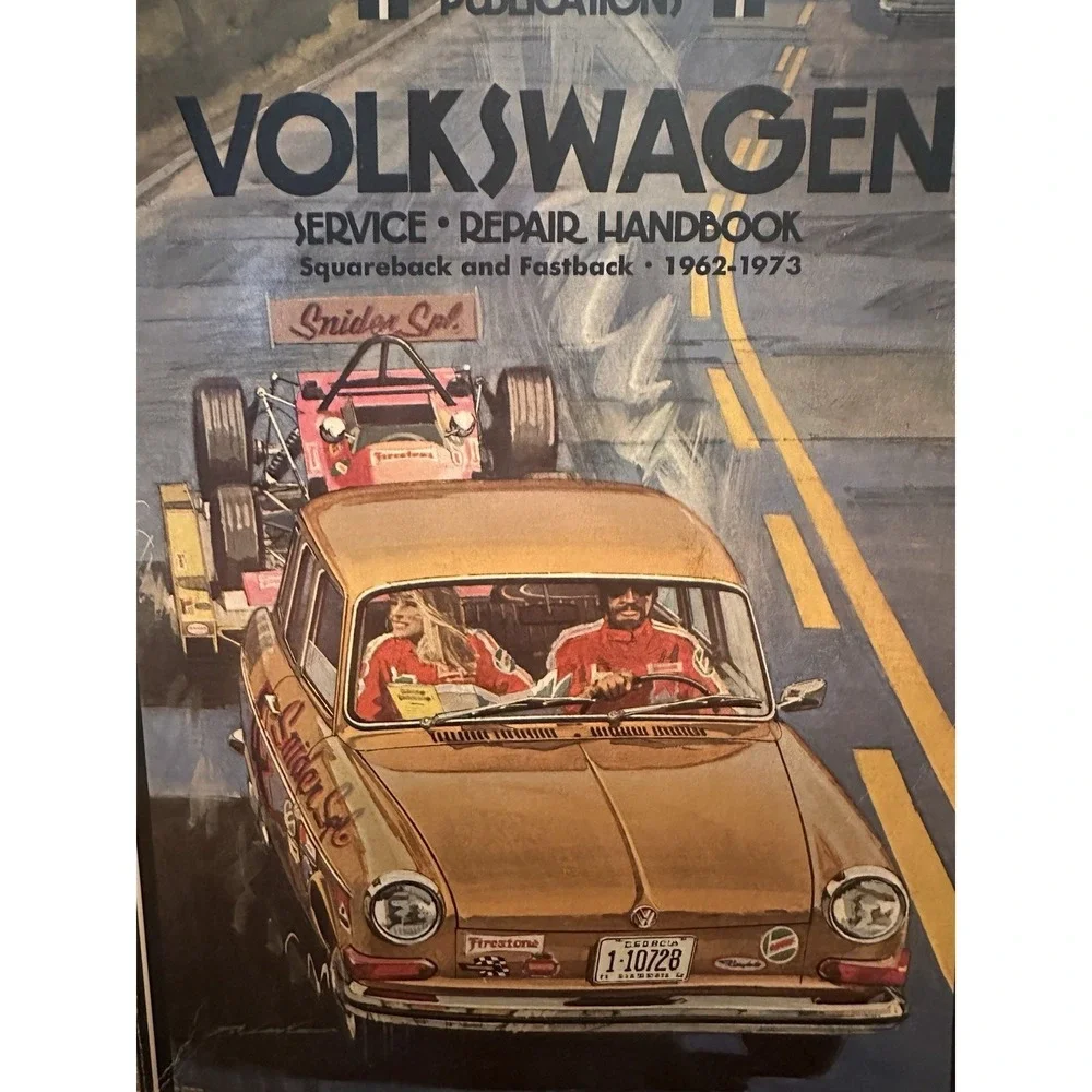 Volkswagen VW Squareback 1962-1973 Repair Service Manual Engine Wiring Diagrams